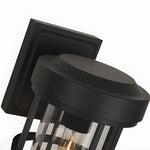 Waterproof Black Outdoor Wall Sconce Light Glass Lampshade Design - Lamp Outdoor