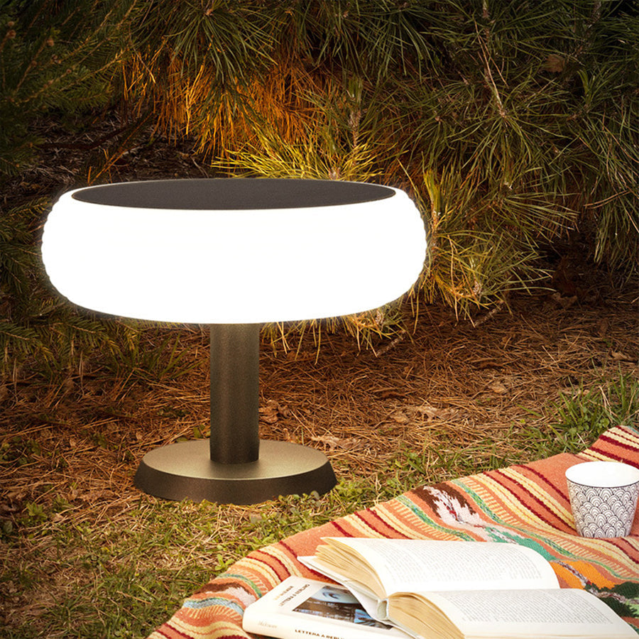 Outdoor Solar Pillar Lights Waterproof Round Landscape - Lamp Outdoor