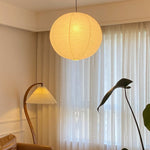 Washi Paper Round Series Pendant Lamp - Lamp Outdoor