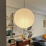 Washi Paper Round Series Pendant Lamp - Lamp Outdoor