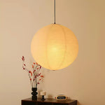 Washi Paper Round Series Pendant Lamp - Lamp Outdoor