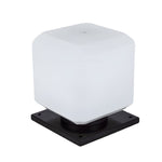 Waterproof Cube Outdoor LED Pier Mount Post Lamp for Garden - Lamp Outdoor