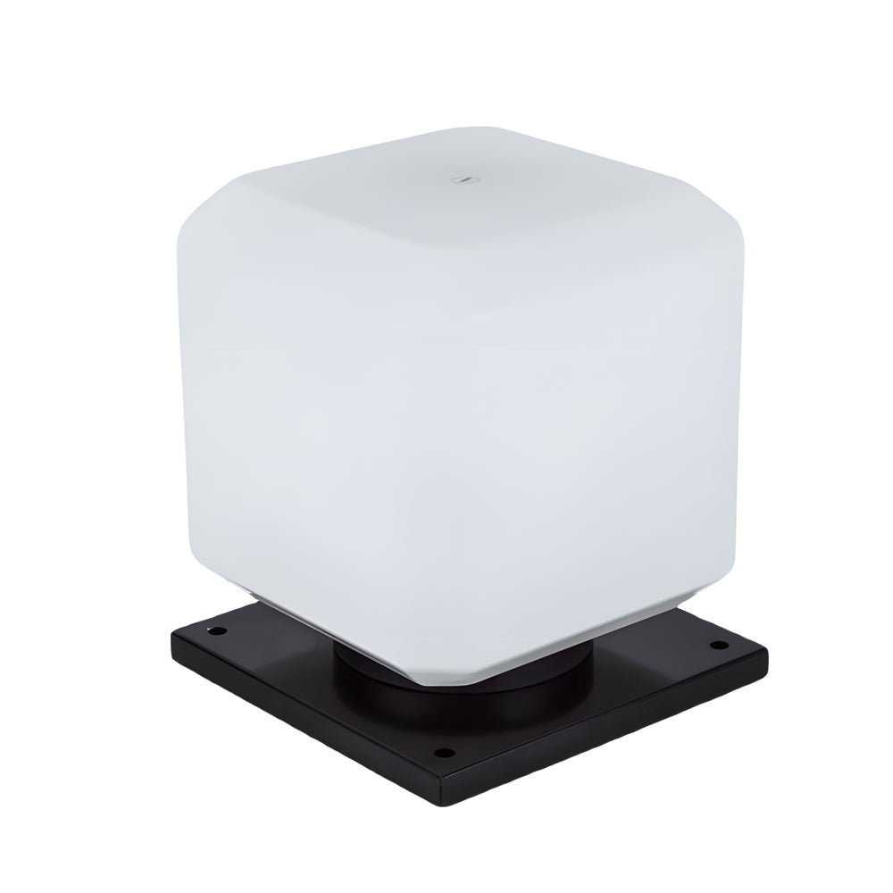 Waterproof Cube Outdoor LED Pier Mount Post Lamp for Garden - Lamp Outdoor