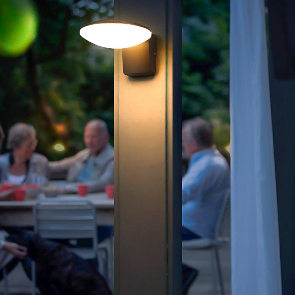 Waterproof Modern Simple Outdoor Solar LED Wall Light for Terrace Balcony - Lamp Outdoor