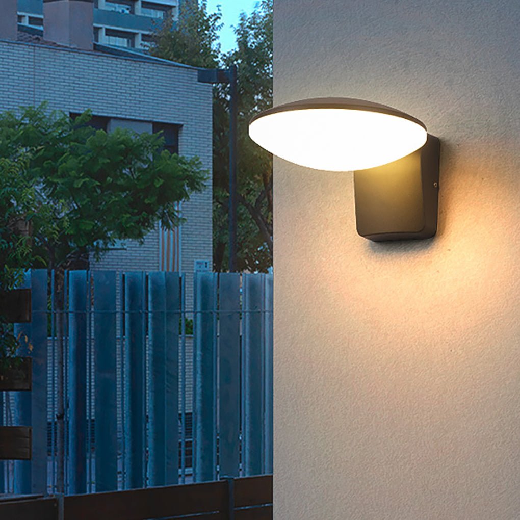 Waterproof Modern Simple Outdoor Solar LED Wall Light for Terrace Balcony - Lamp Outdoor