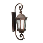 Waterproof Retro Aluminum Glass Shade European Style Outdoor Wall Lights - Lamp Outdoor