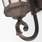 Waterproof Retro Aluminum Glass Shade European Style Outdoor Wall Lights - Lamp Outdoor