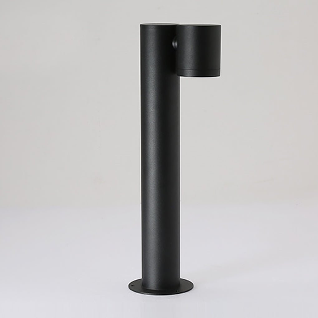Flexi-Glow Dual-Head Rotatable Outdoor Lawn Light for Modern Landscapes - Lamp Outdoor