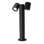 Flexi-Glow Dual-Head Rotatable Outdoor Lawn Light for Modern Landscapes - Lamp Outdoor