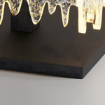 Waterproof Square Creative LED Black Modern Solar Fence Post Lights - Lamp Outdoor