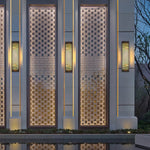 Waterproof Villa Courtyard Gate Unique Hollowed Design Wall Lamp for Outdoor - Lamp Outdoor