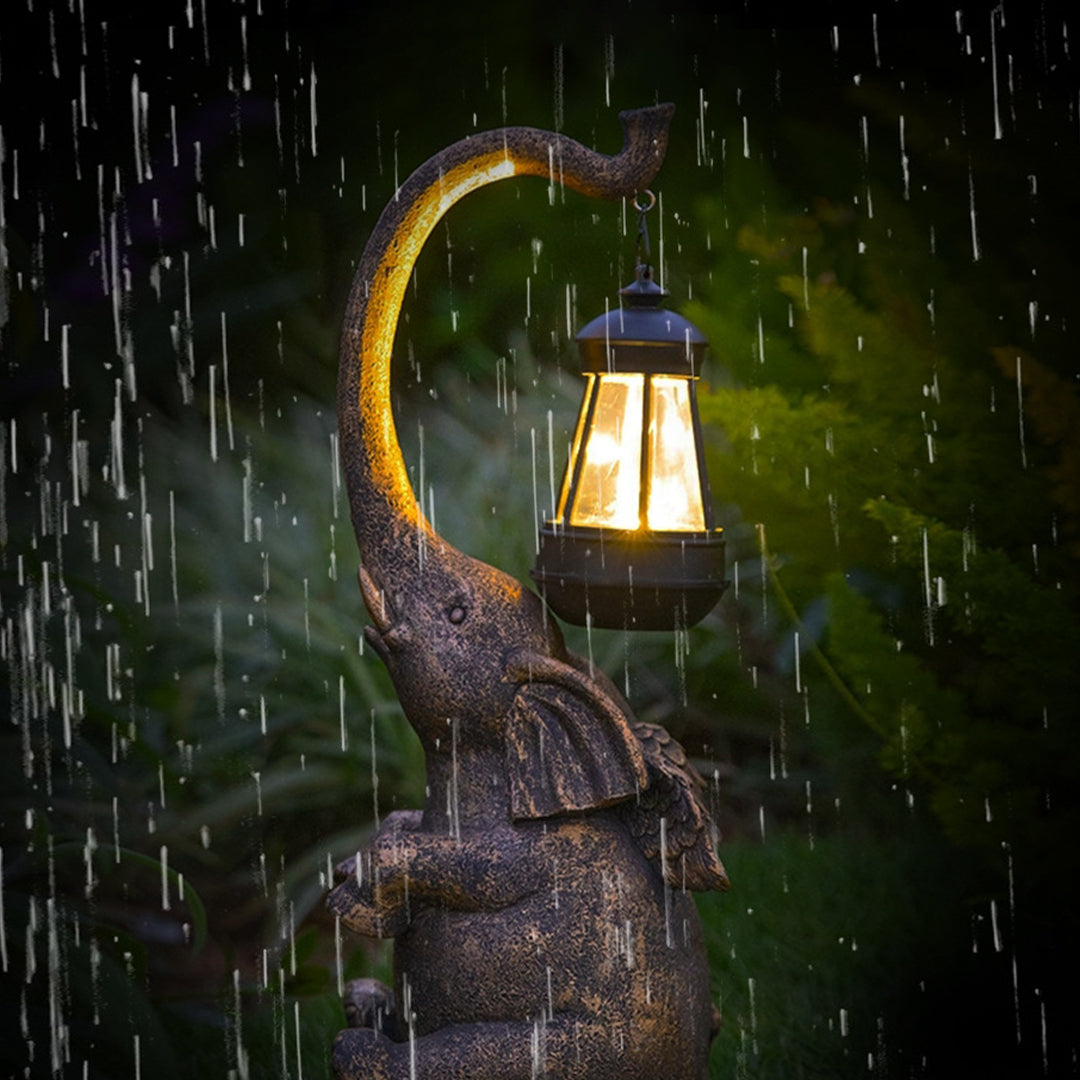 Resin Garden Solar Animal Lights - Lamp Outdoor