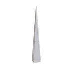 Stainless Steel Waterproof Geometric Floor Lamp with Pyramid Design - Lamp Outdoor