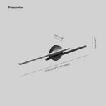 Elgo Modern Nordic Disc/Linear Metal LED Wall Lamp, Black/White - Lamp Outdoor